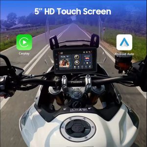 کارپلی موتورسیکلت اندرویدی با 2 دوربین